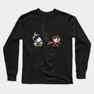 Genshin Impact Venti and Zhongli Long Sleeve T-Shirt